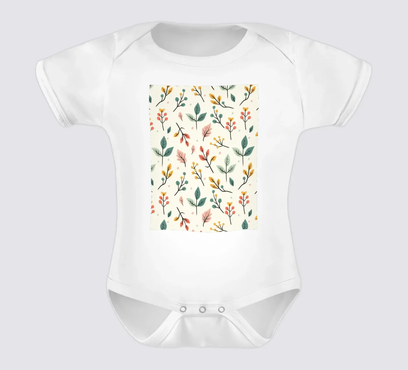 Botanic Buzz body neonato maniche corte da Kintsugi99