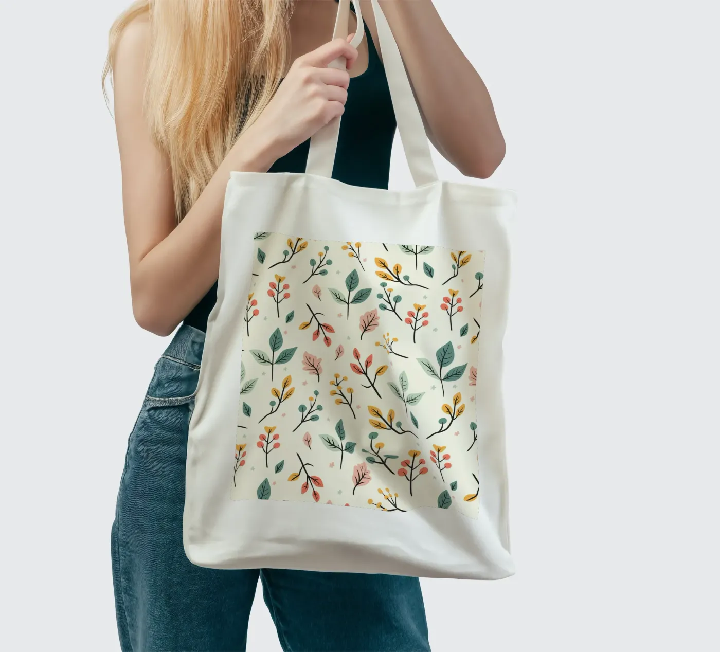 Botanic Buzz tote bag by Kintsugi99