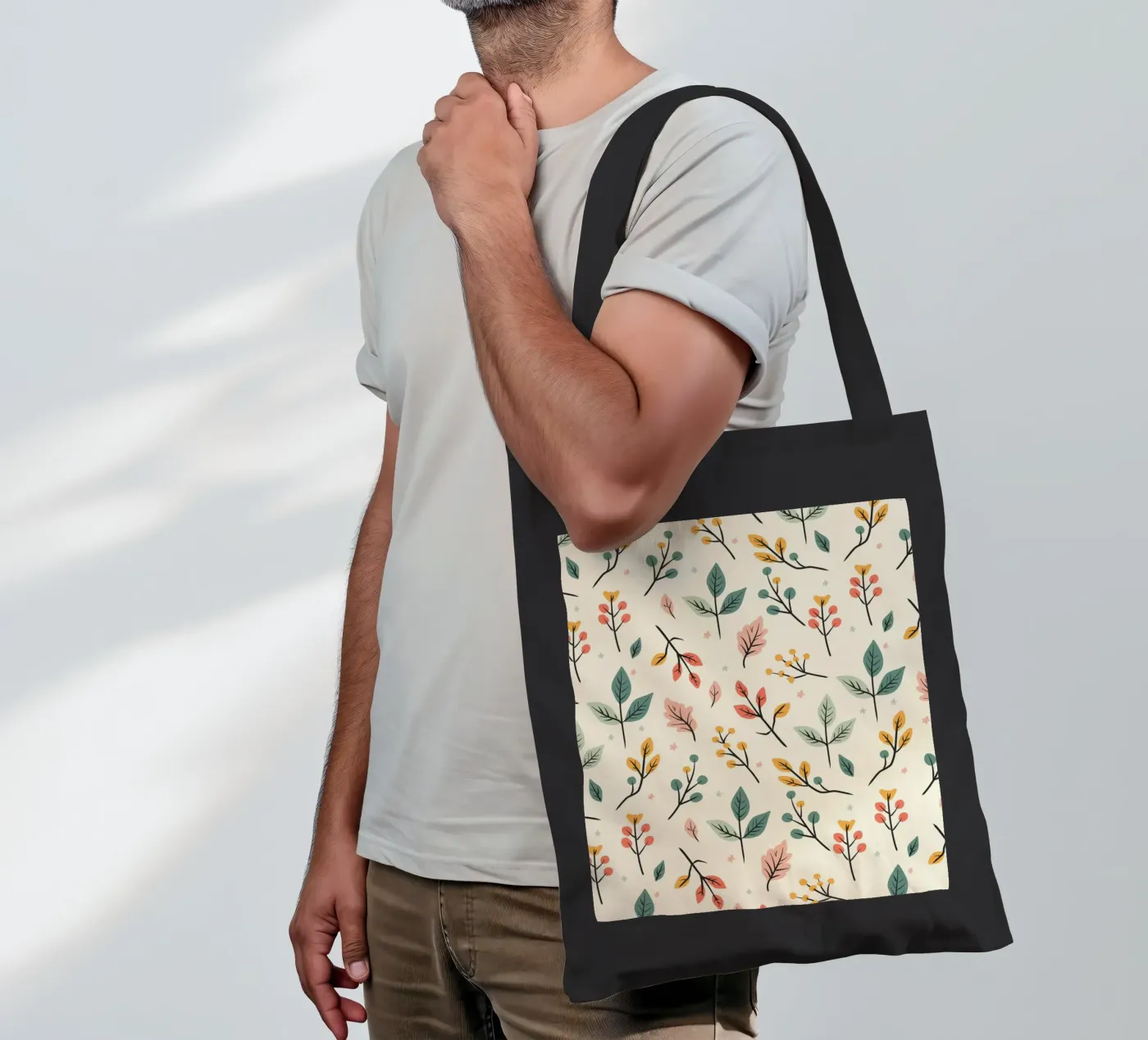 Botanic Buzz tote bag by Kintsugi99