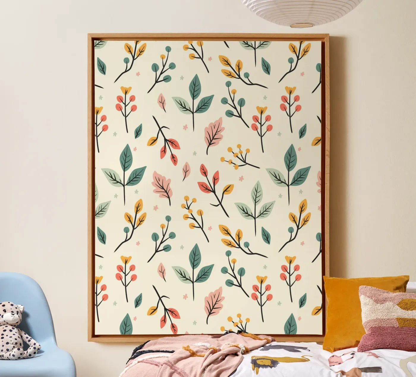 Botanic Buzz canvas by Kintsugi99