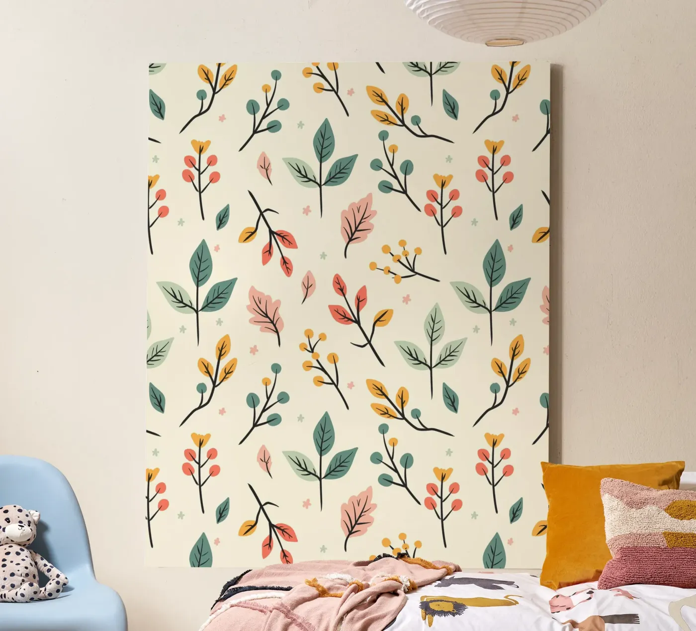 Botanic Buzz canvas by Kintsugi99