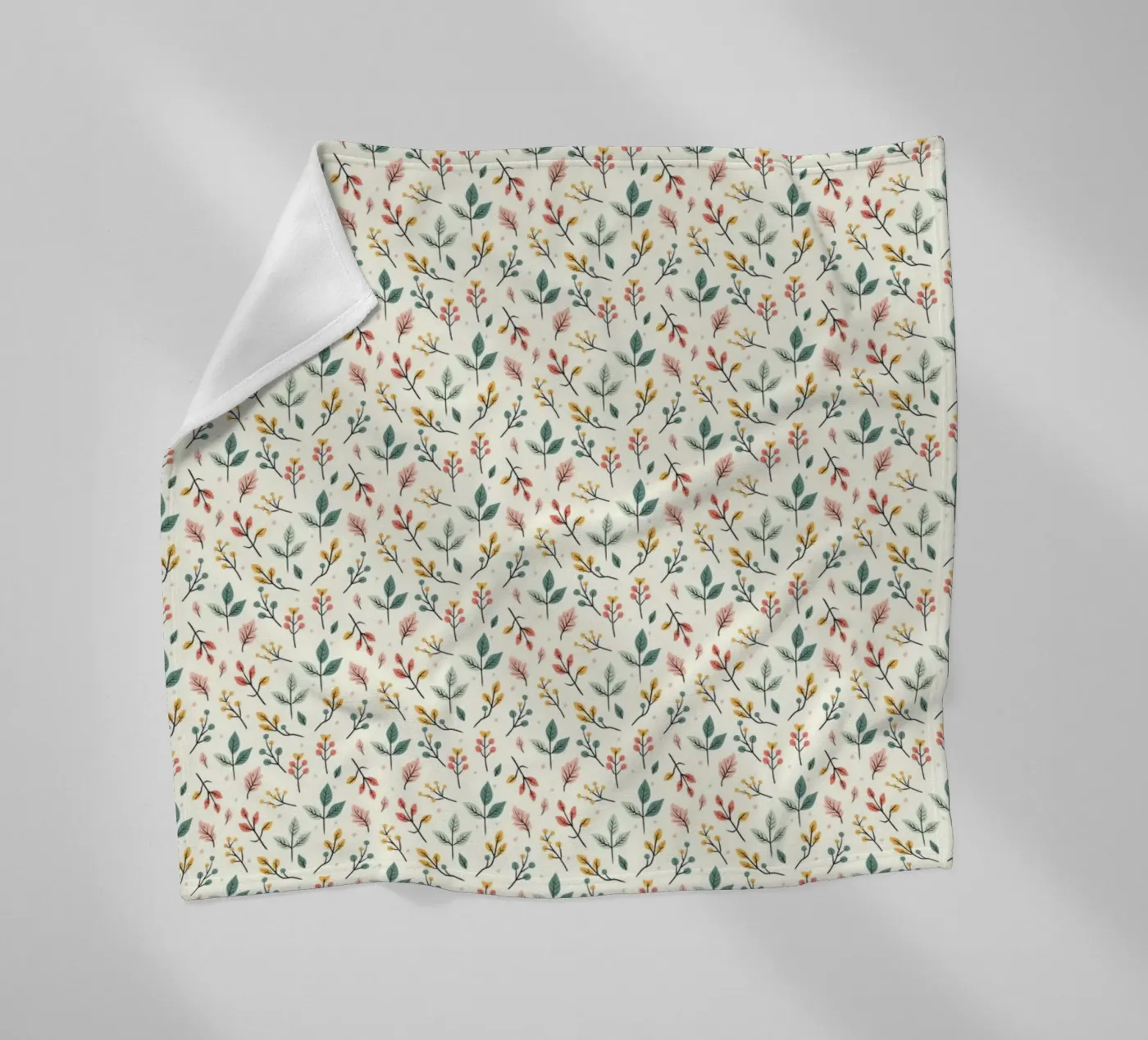 Botanic Buzz fleece blanket by Kintsugi99
