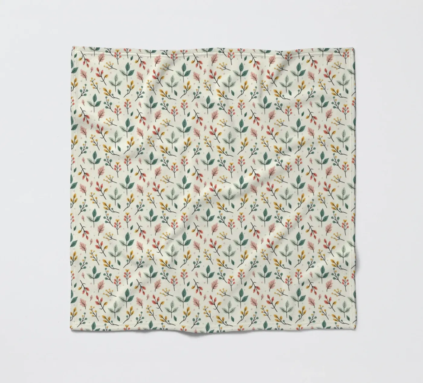 Botanic Buzz fleece blanket by Kintsugi99