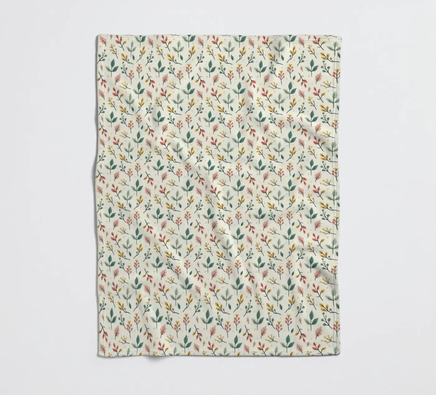 Botanic Buzz fleece blanket by Kintsugi99