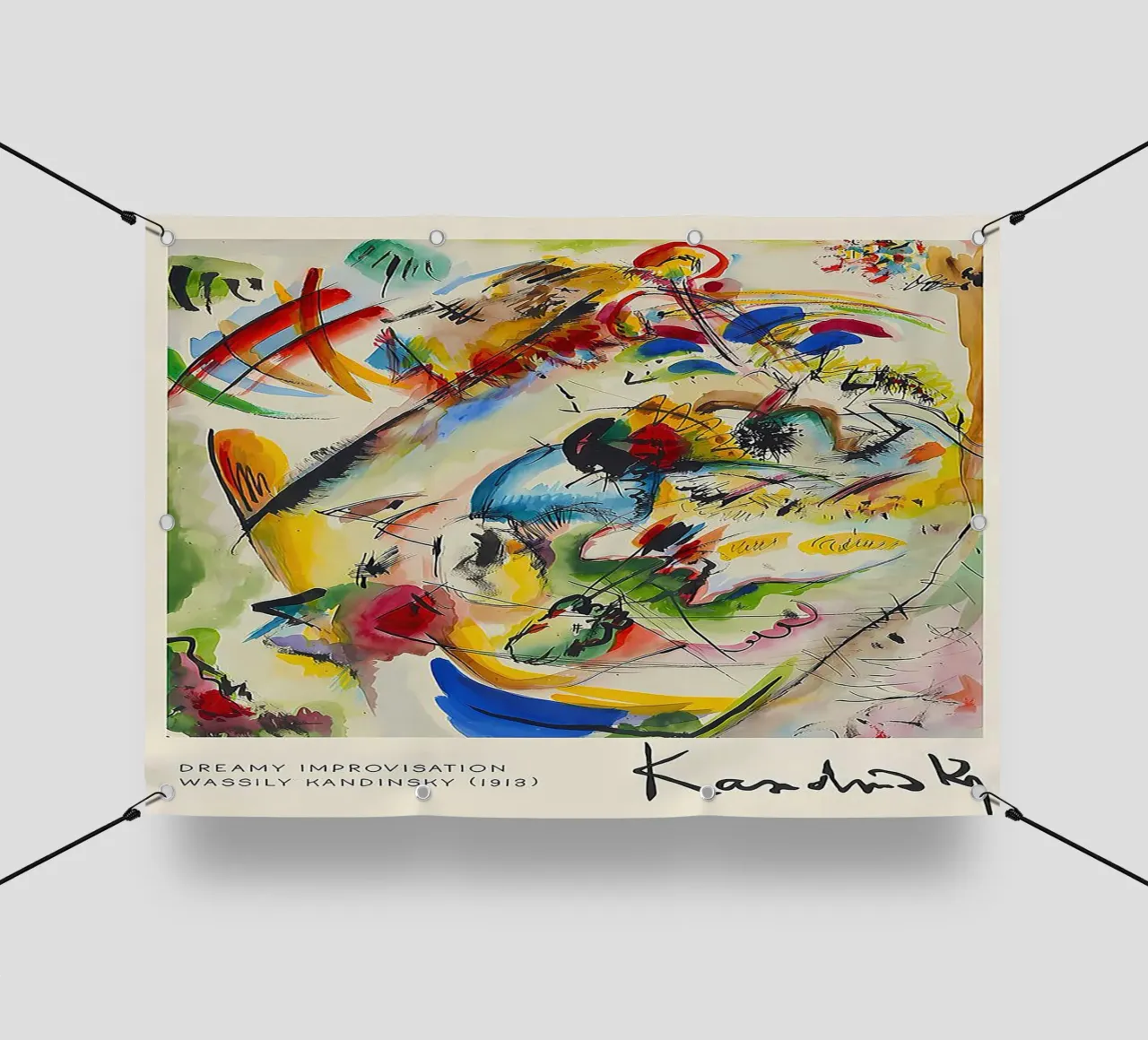 Wassily Kandinsky telo in pvc da Maegan