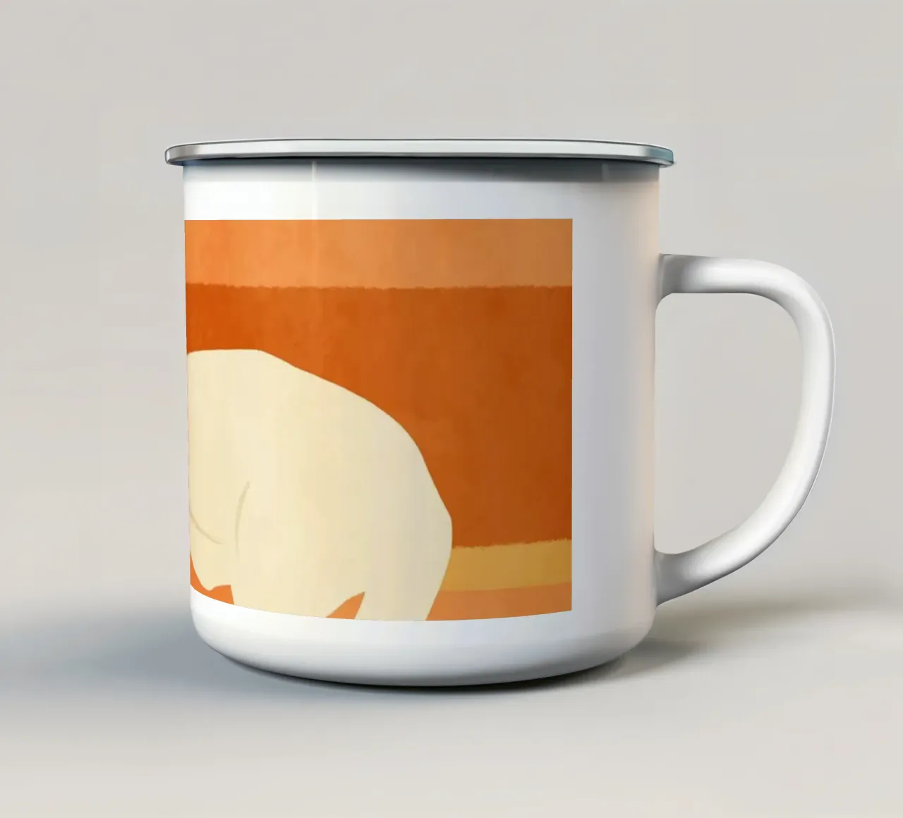 Quando si trova il posto perfetto tazza in smalto da Kintsugi99