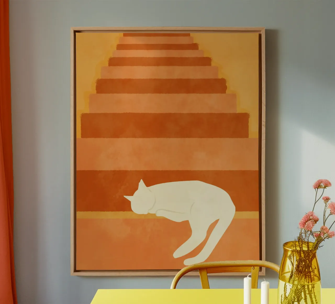 Quando si trova il posto perfetto tela con Cornice a cassetta da Kintsugi99