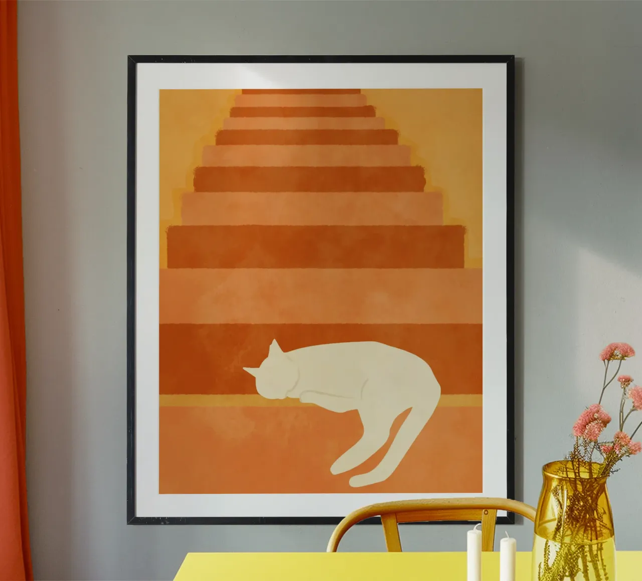 Quando si trova il posto perfetto poster con telaio in plastica da Kintsugi99