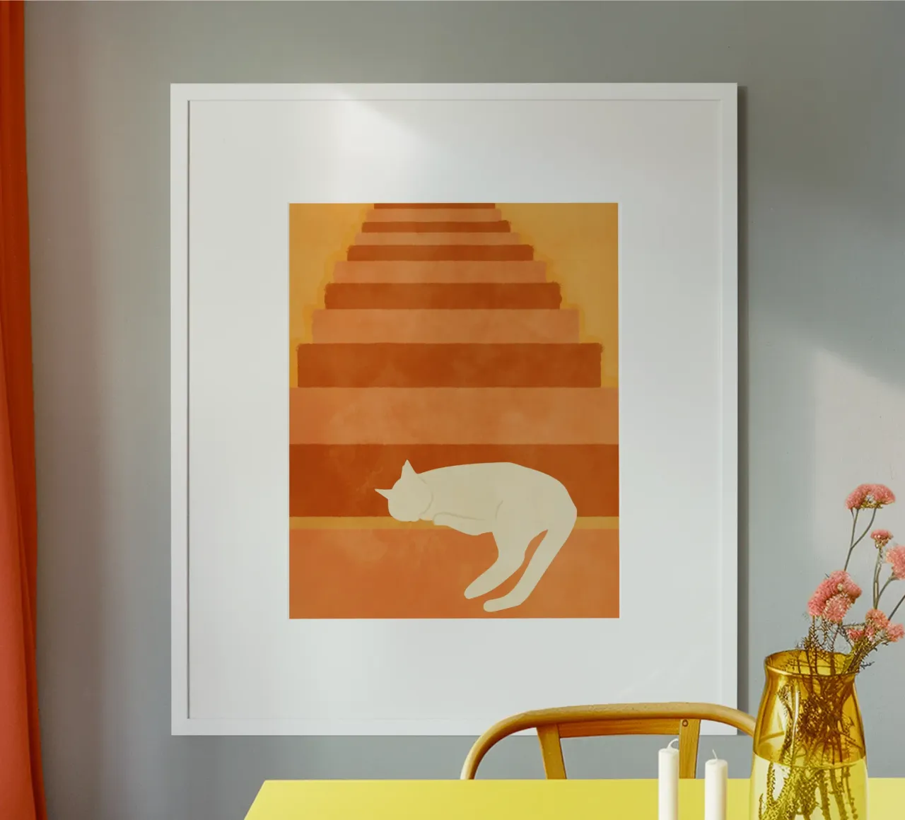 Quando si trova il posto perfetto poster con telaio in plastica da Kintsugi99