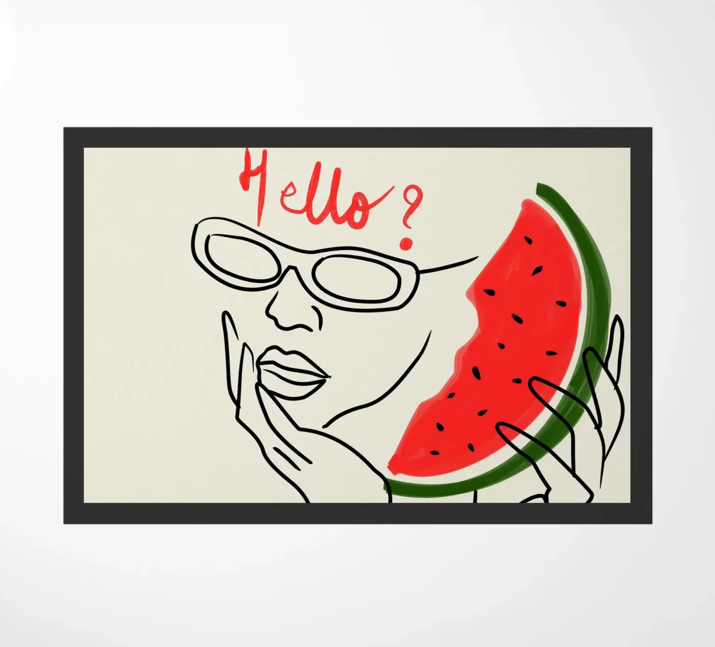 Hello? Watermelon Calling! deurmat van Kintsugi99