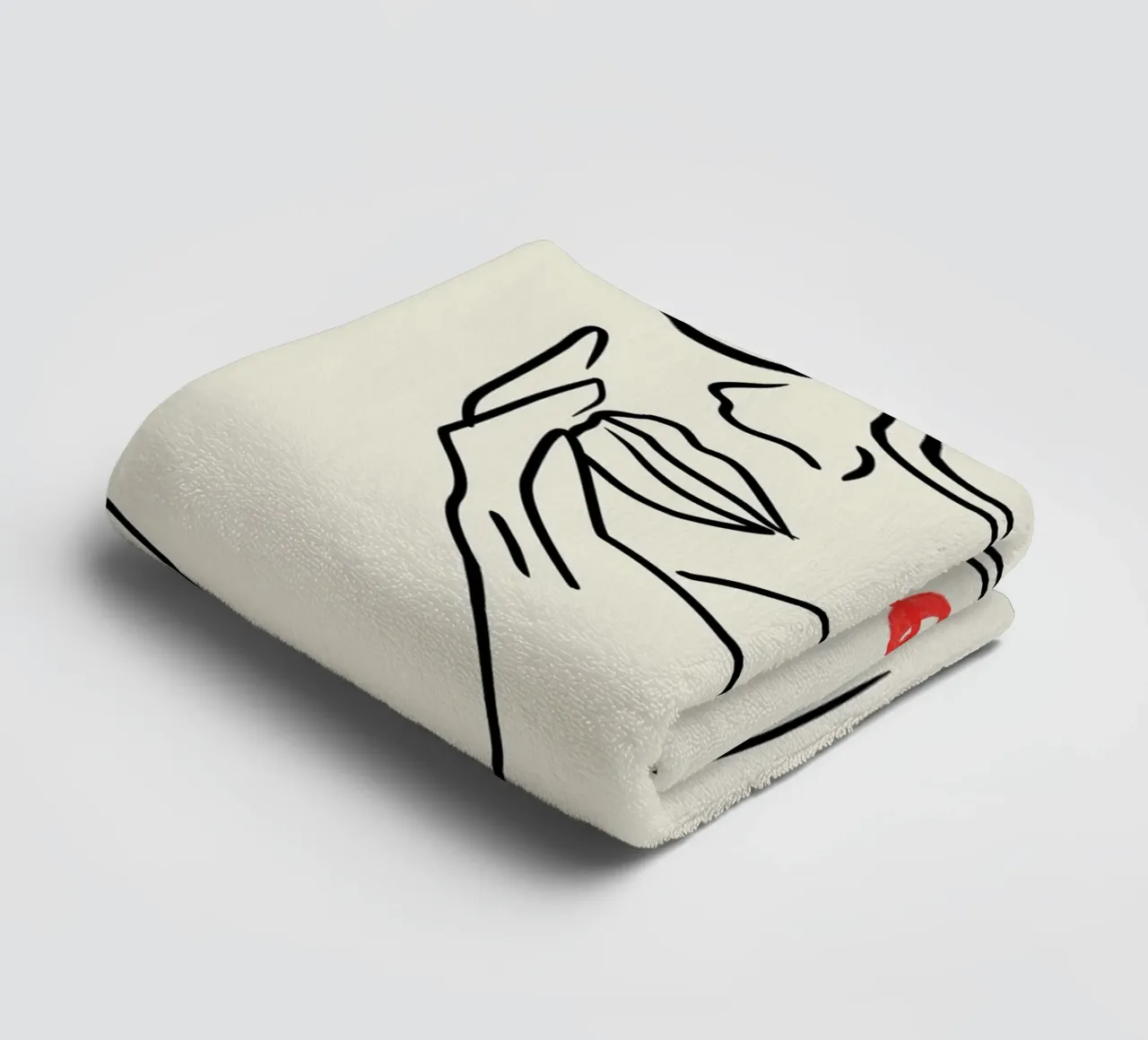 Hello? Watermelon Calling! badhanddoek van Kintsugi99