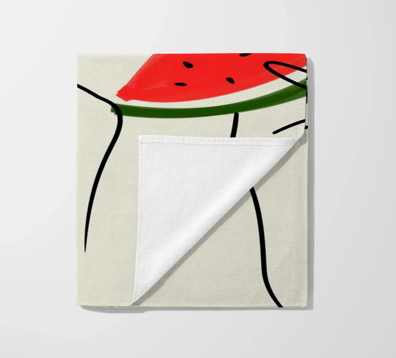 Pronto? L'anguria chiama! telo mare da Kintsugi99