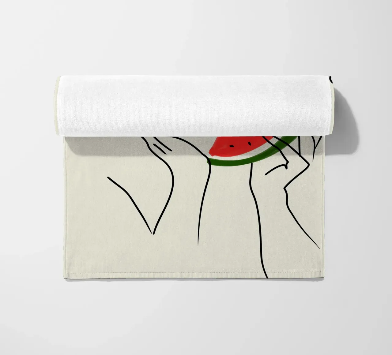 Pronto? L'anguria chiama! telo mare da Kintsugi99