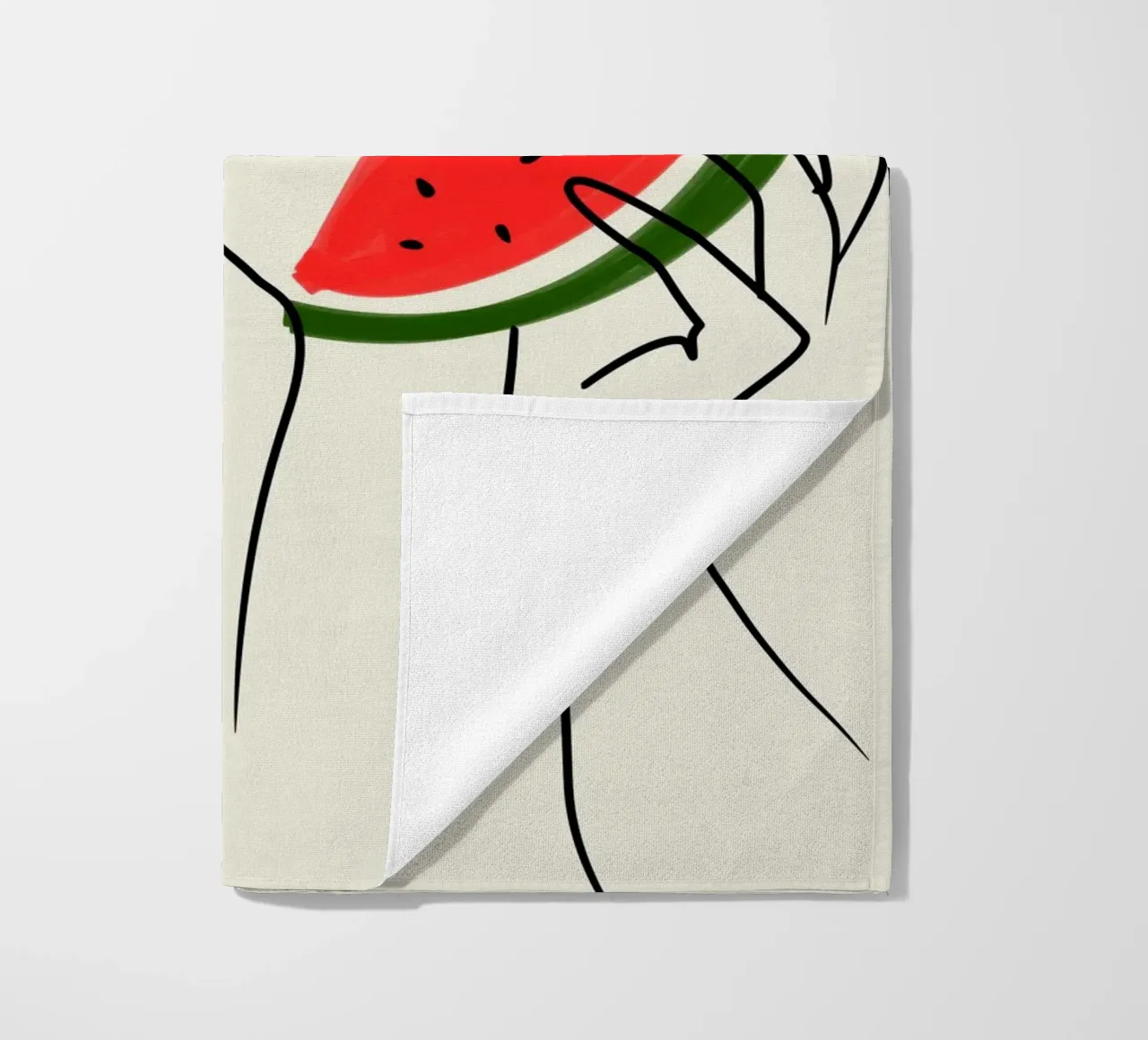 Pronto? L'anguria chiama! telo mare da Kintsugi99