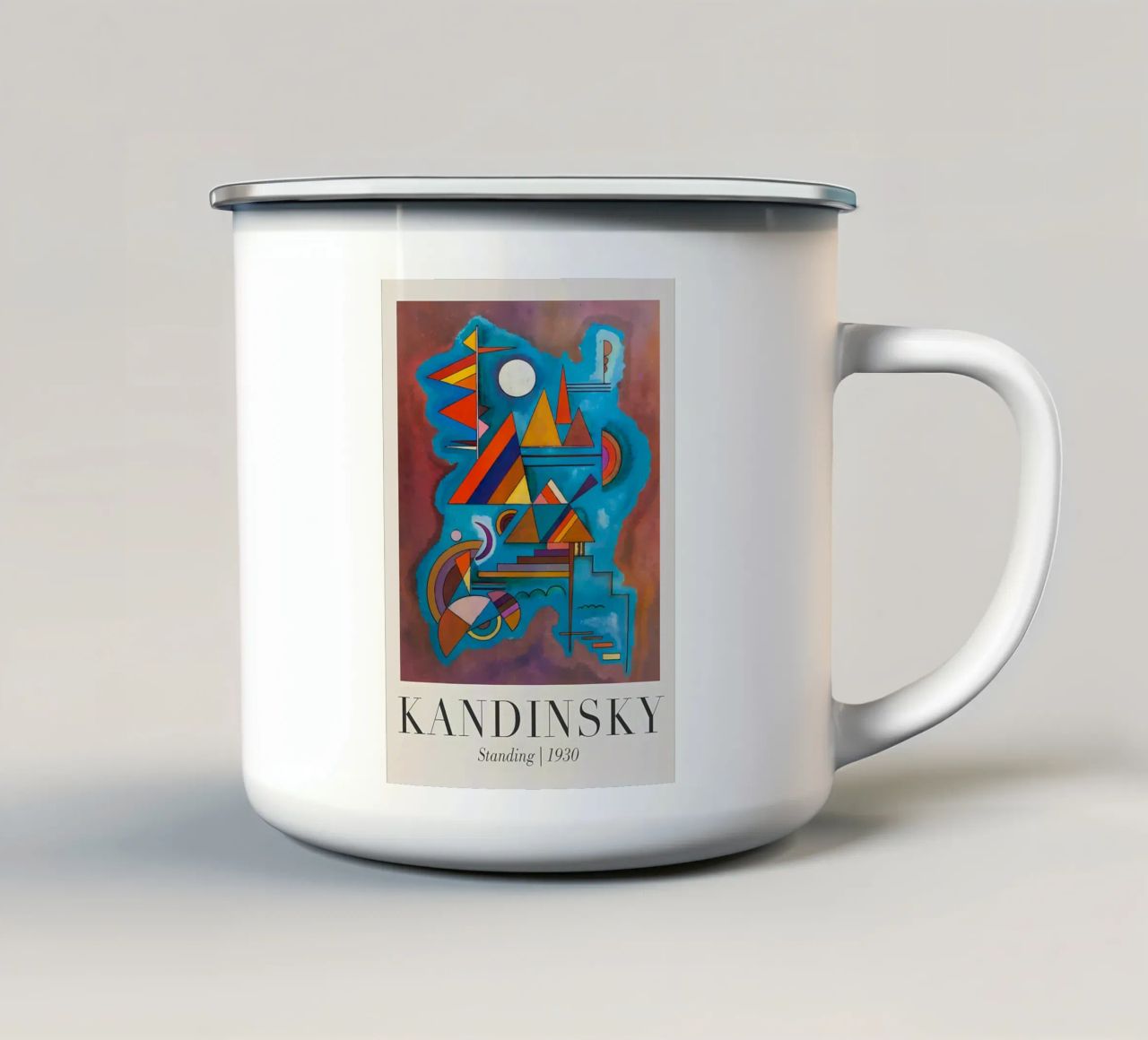 Wassily Kandinsky tazza in smalto da Maegan