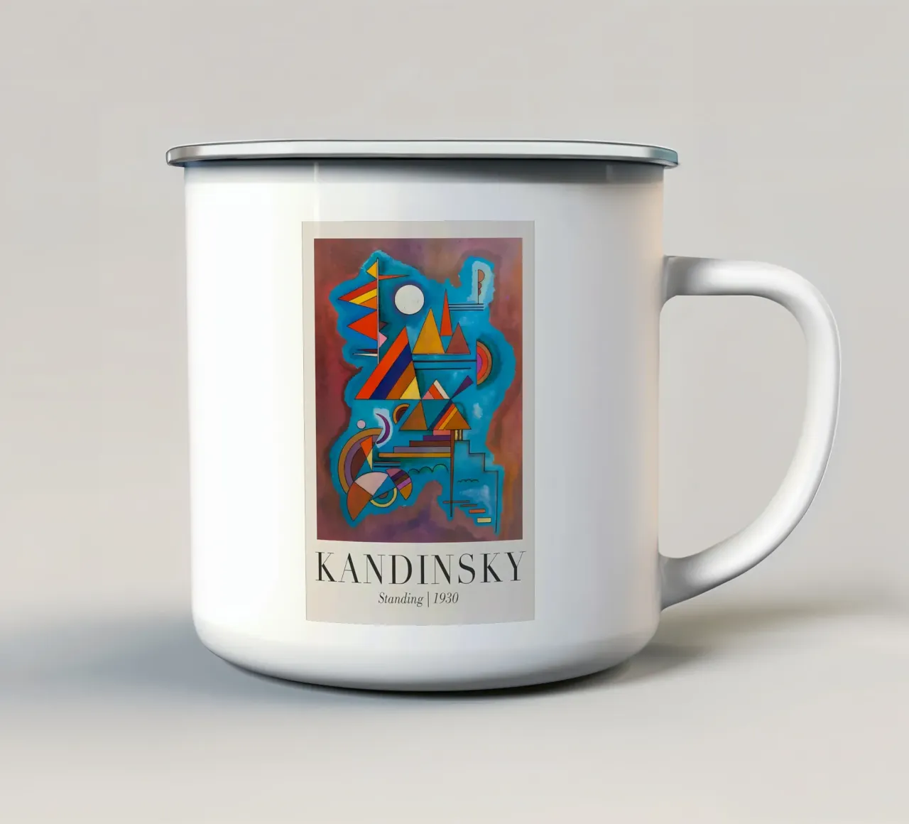 Wassily Kandinsky tazza in smalto da Maegan