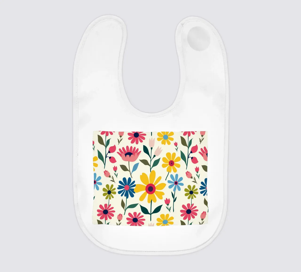 Bloesem Babe baby slabbetje van Kintsugi99