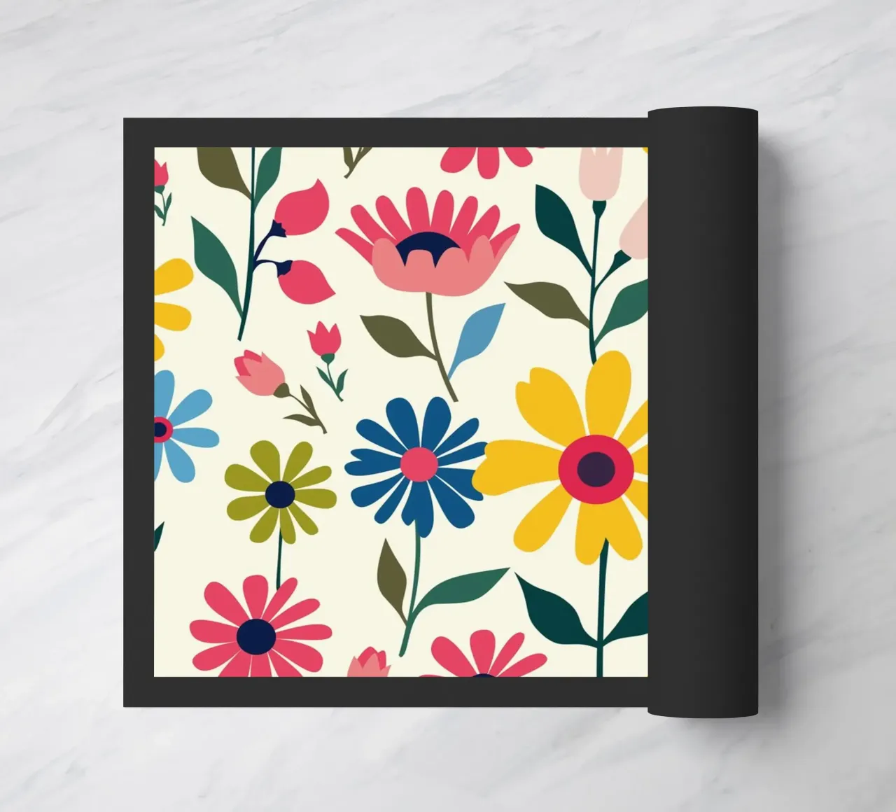 Bambina in fiore zerbino da Kintsugi99
