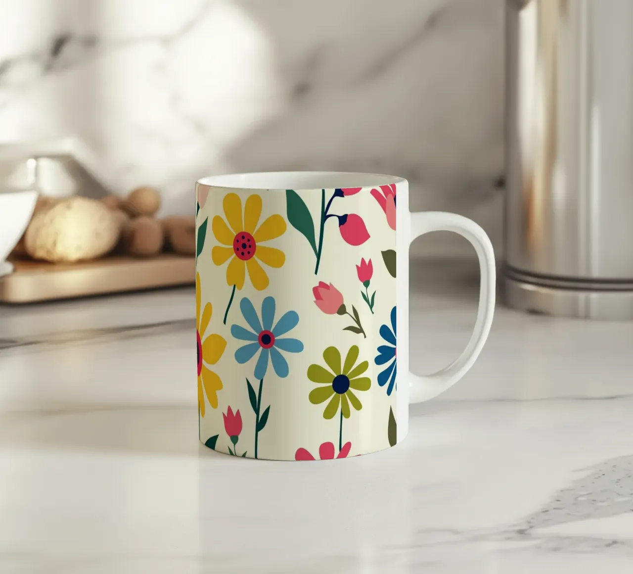 Bambina in fiore tazza in ceramica da Kintsugi99