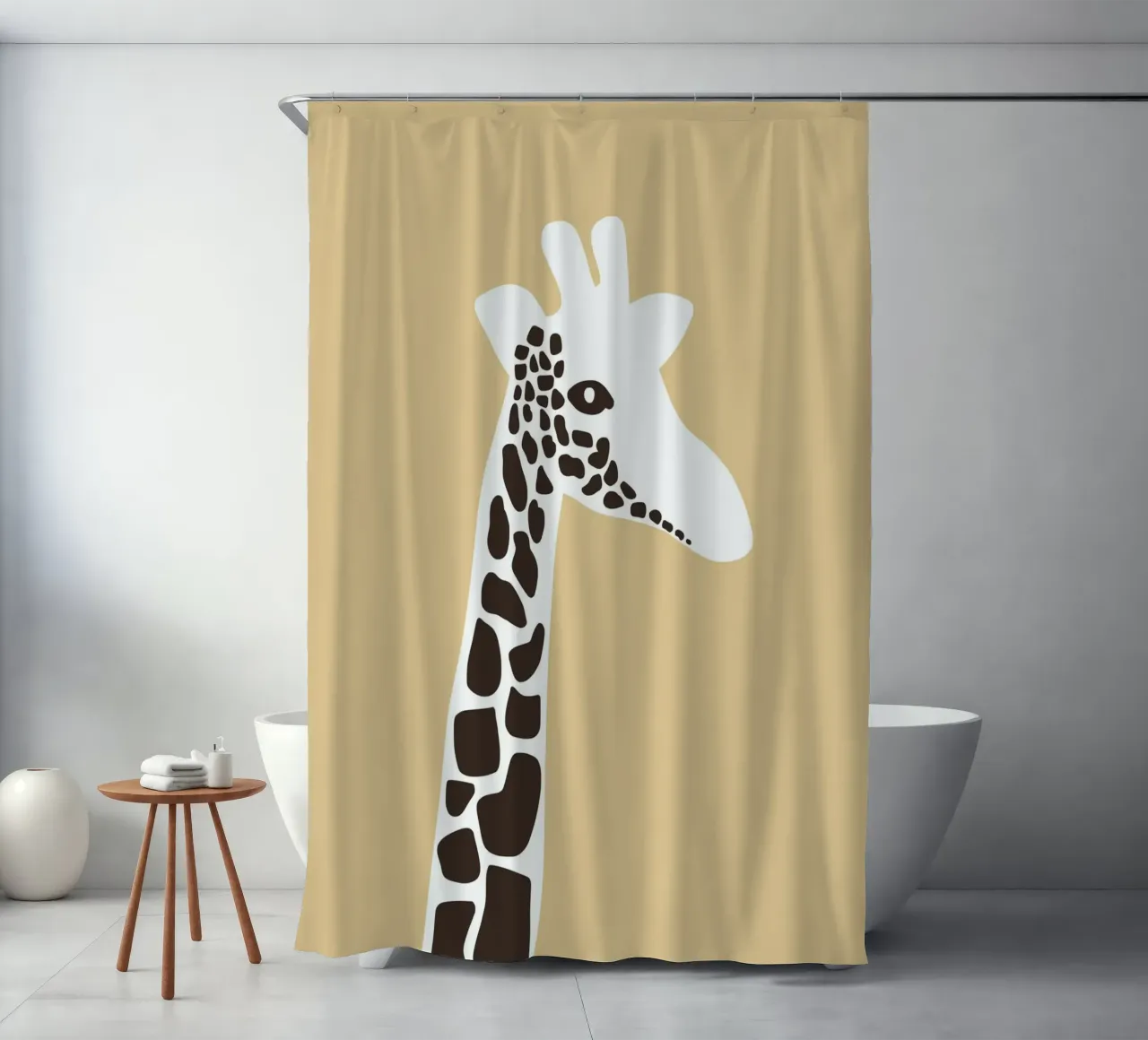 Animale della nursery - giraffa tenda da doccia da Little Dean