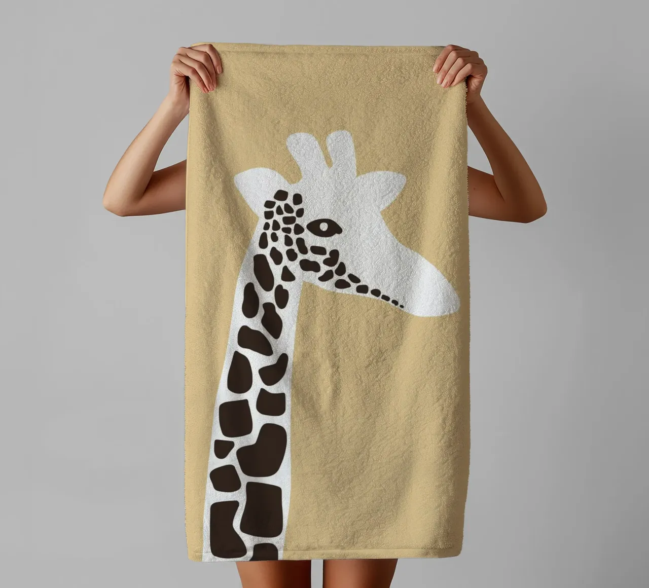 Animale della nursery - giraffa asciugamano da bagno da Little Dean