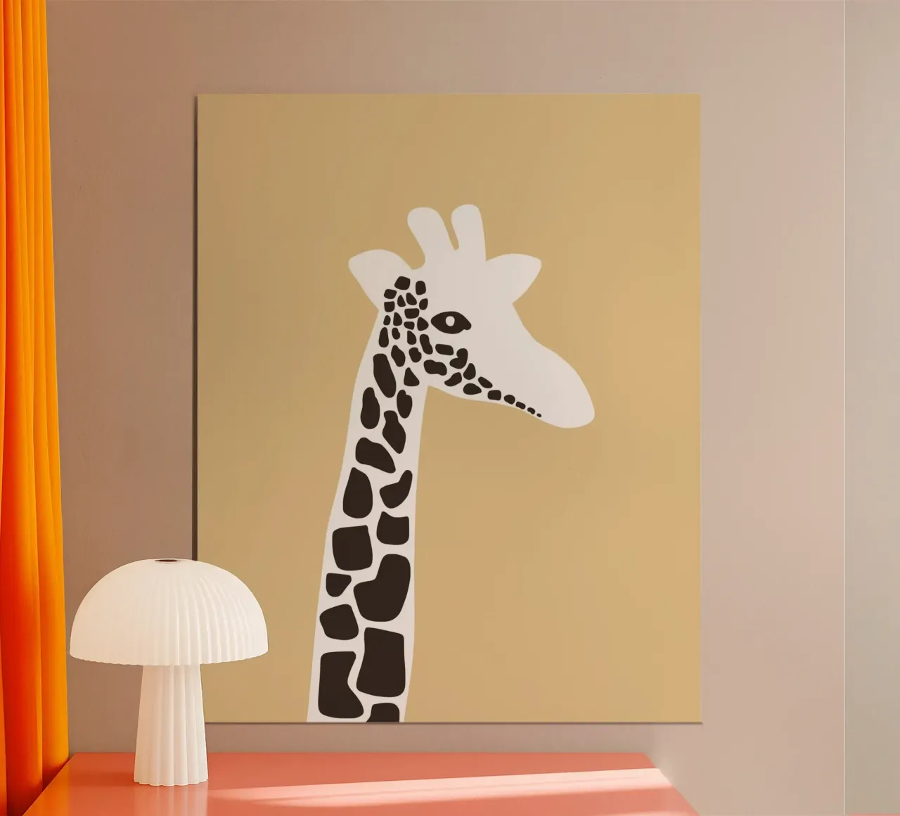 Animale della nursery - giraffa carta hahnemühle da Little Dean