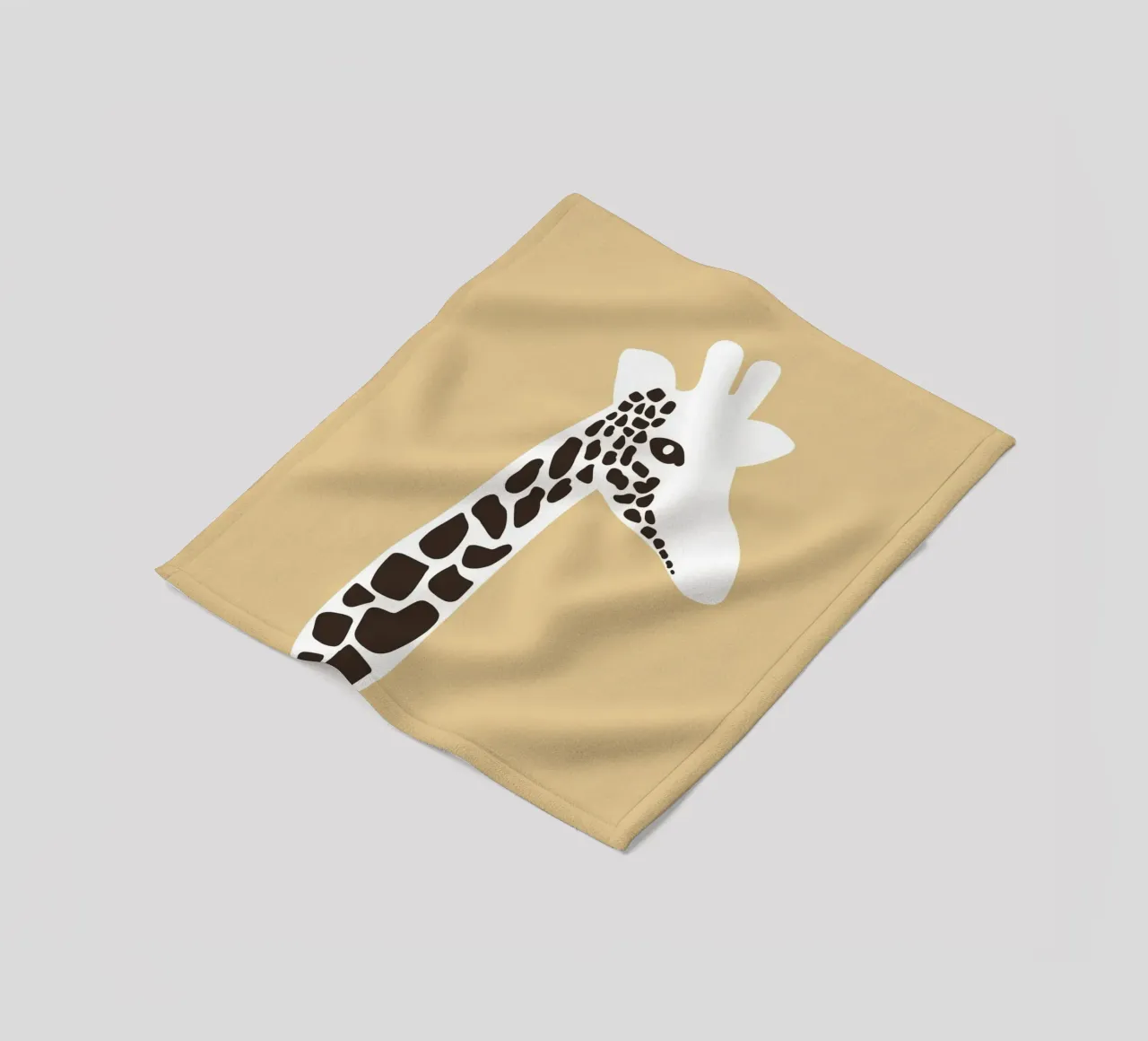 Animale della nursery - giraffa coperta in pile da Little Dean