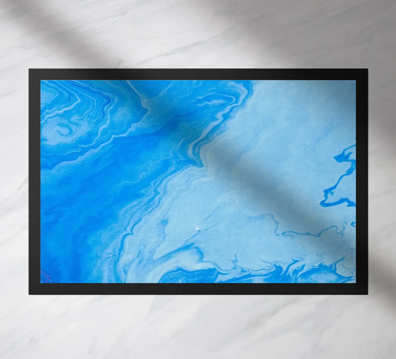 swirl waves doormat by Bleu