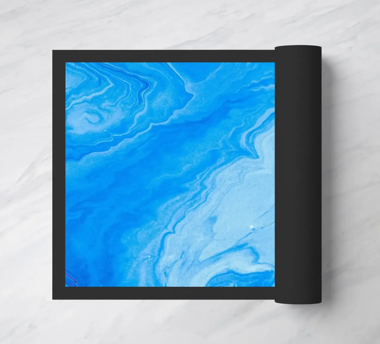 swirl waves doormat by Bleu