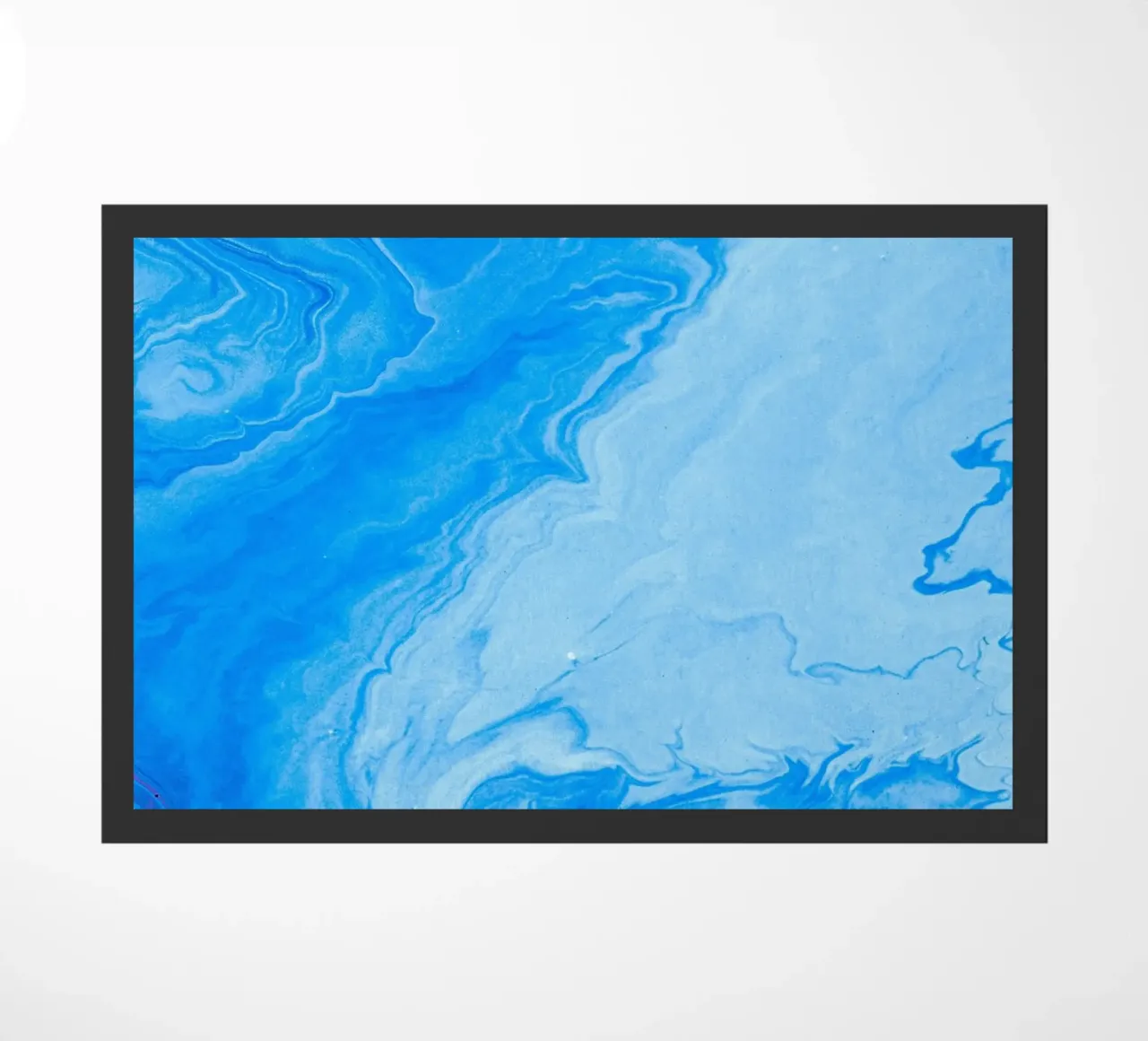 swirl waves doormat by Bleu