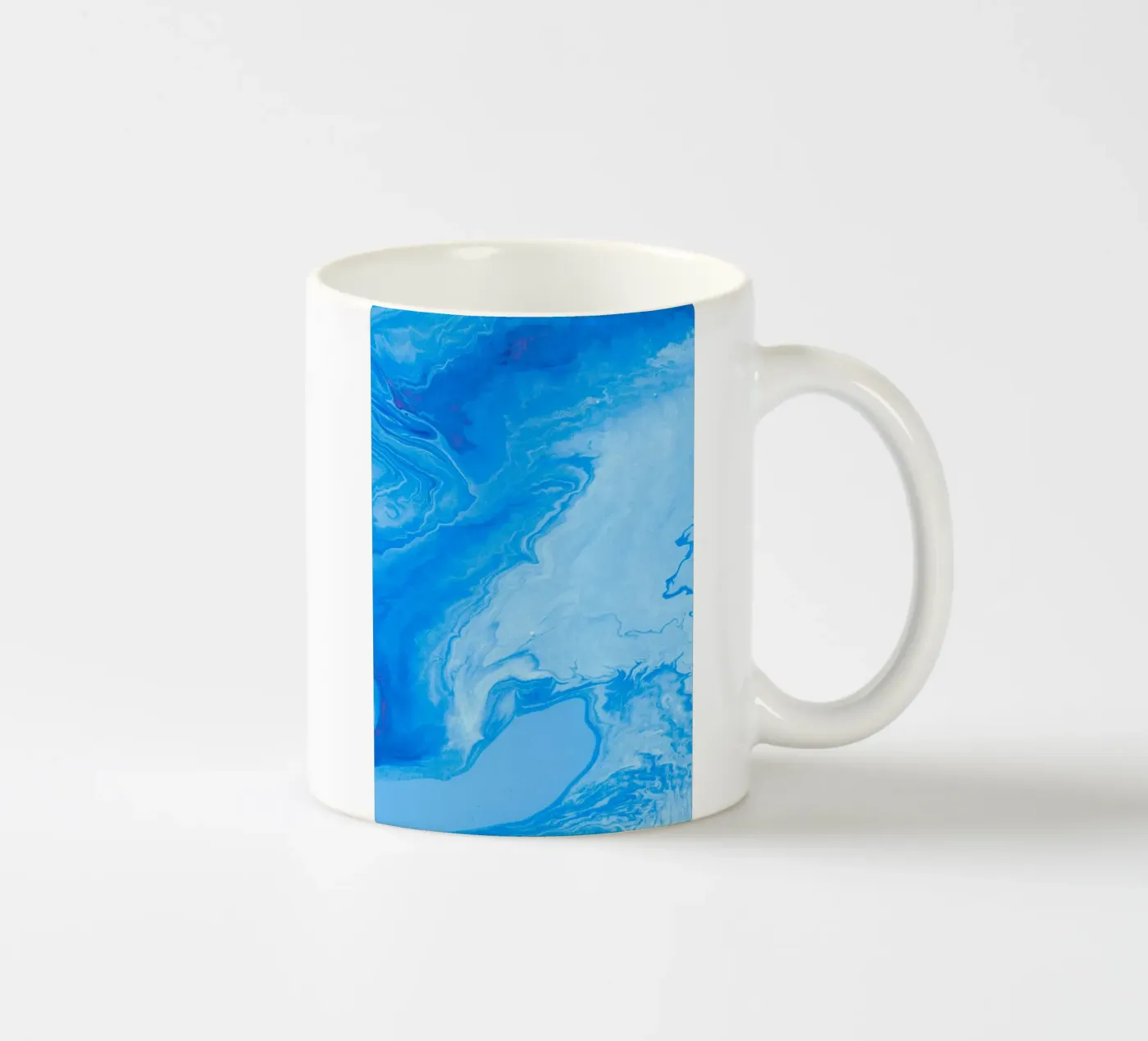 swirl waves ceramic mug by Bleu