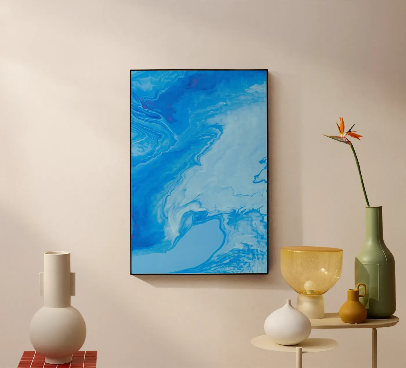 onde a vortice plexiglass da Bleu