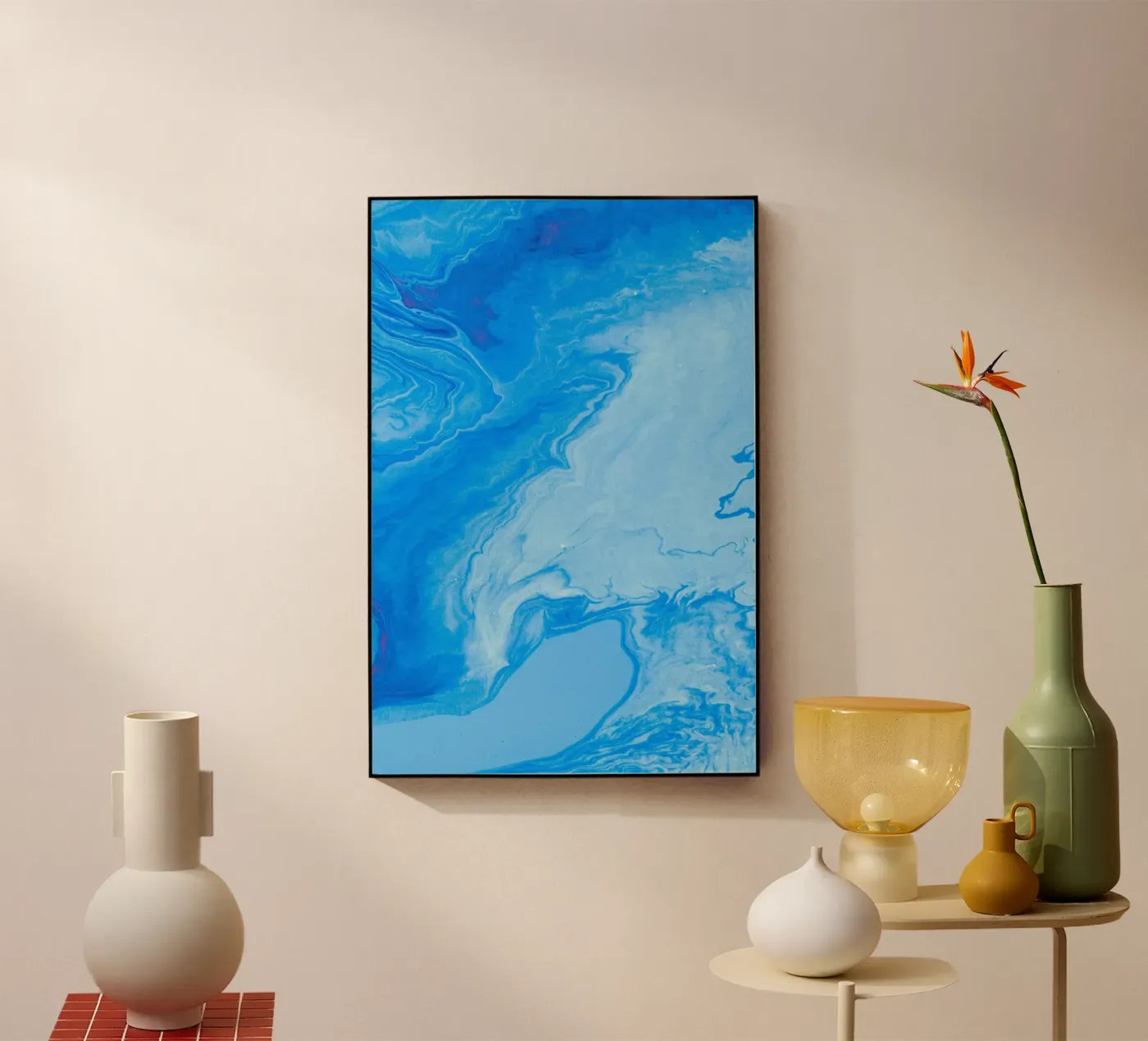 onde a vortice plexiglass da Bleu