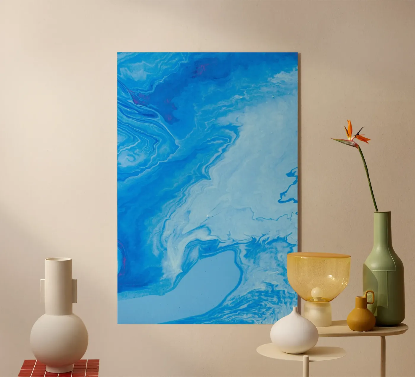 onde a vortice plexiglass da Bleu