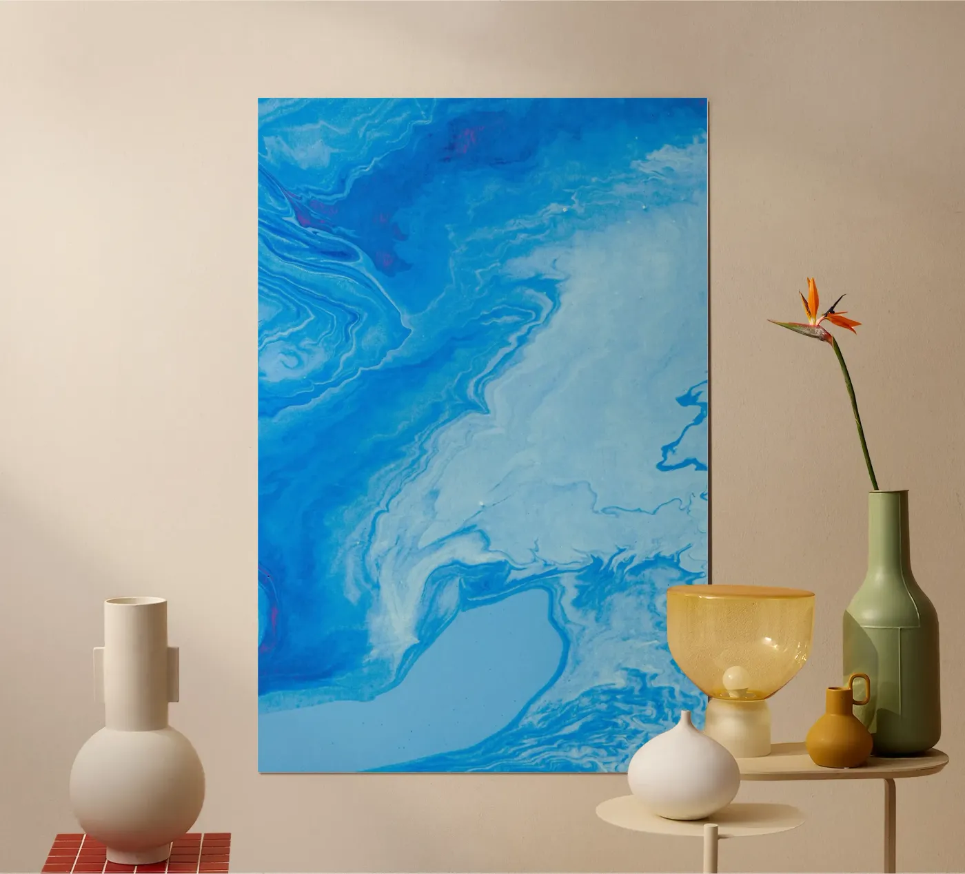 swirl waves poster by Bleu