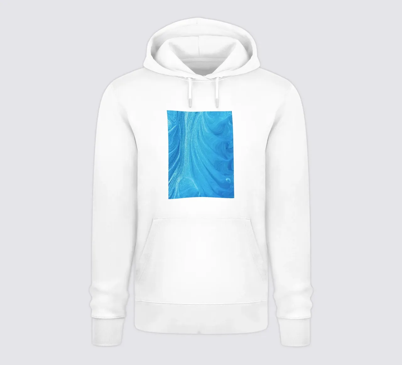 fluidez profundidad sudadera con capucha de Bleu