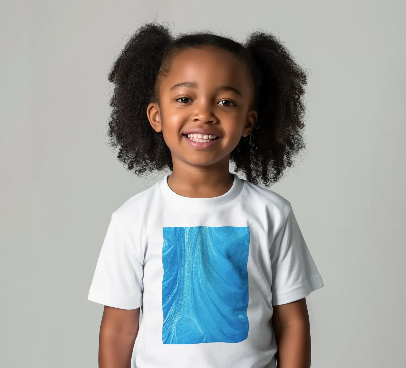 fluidity depth kinder t-shirt van Bleu