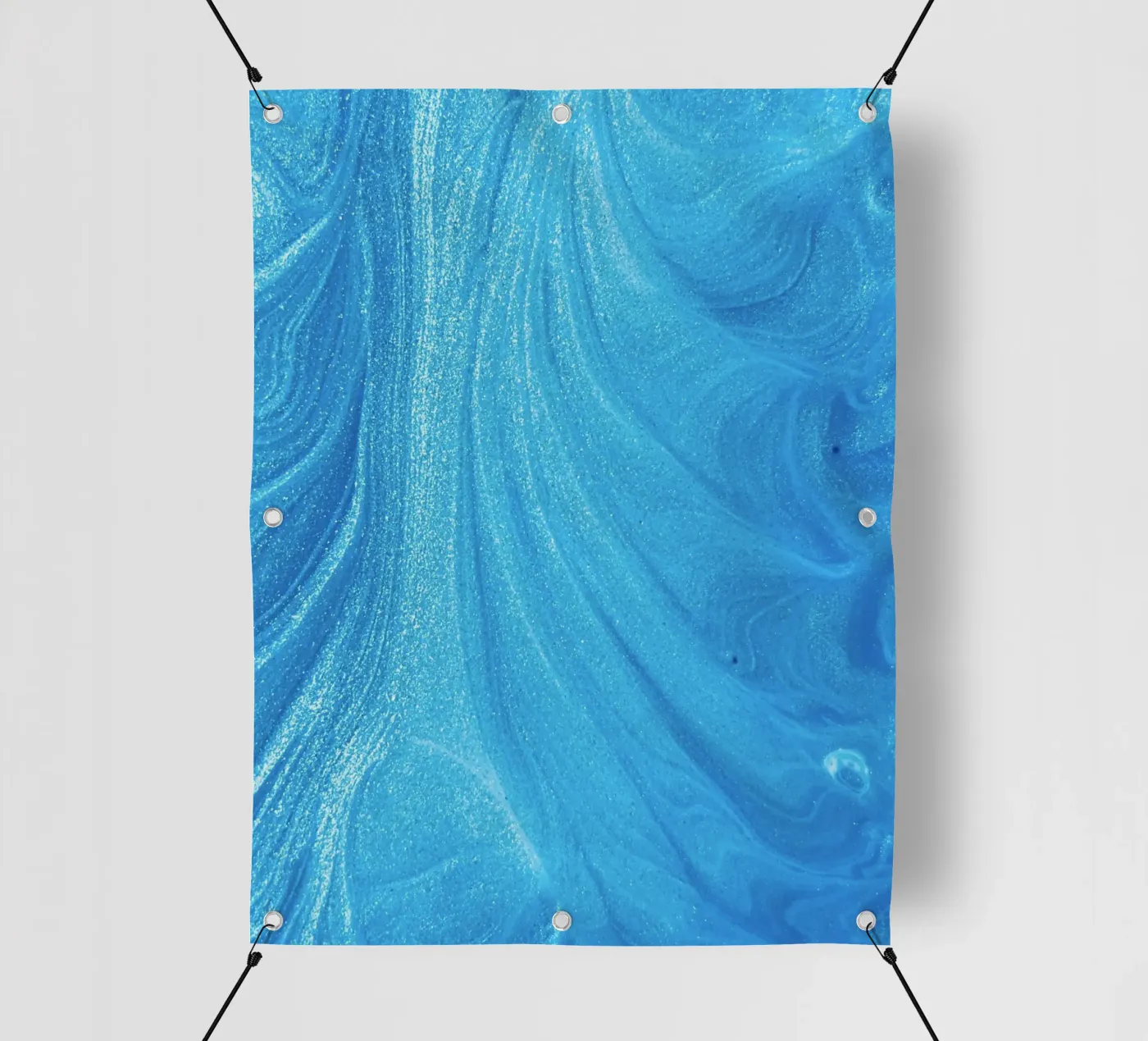 fluidity depth bâche pvc de Bleu