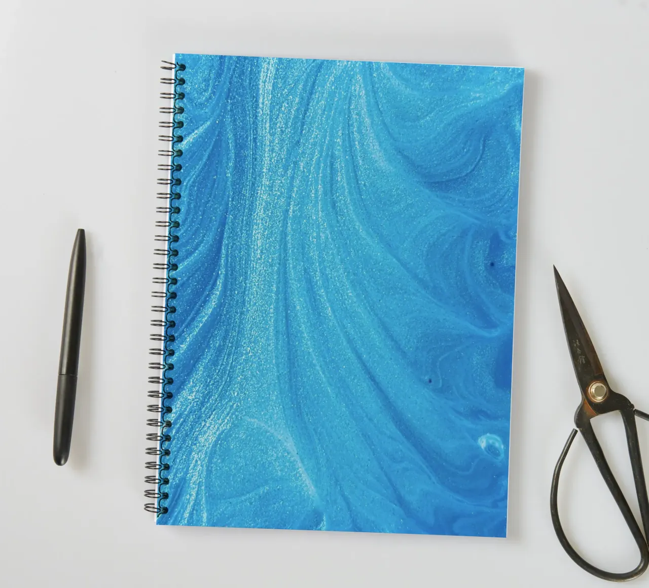 fluidity depth spiral notebook by Bleu