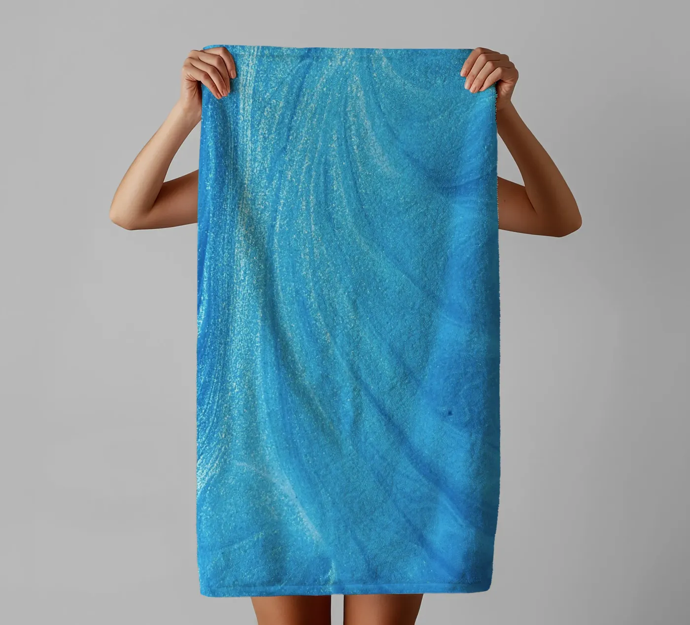 fluidity depth Handtuch von Bleu