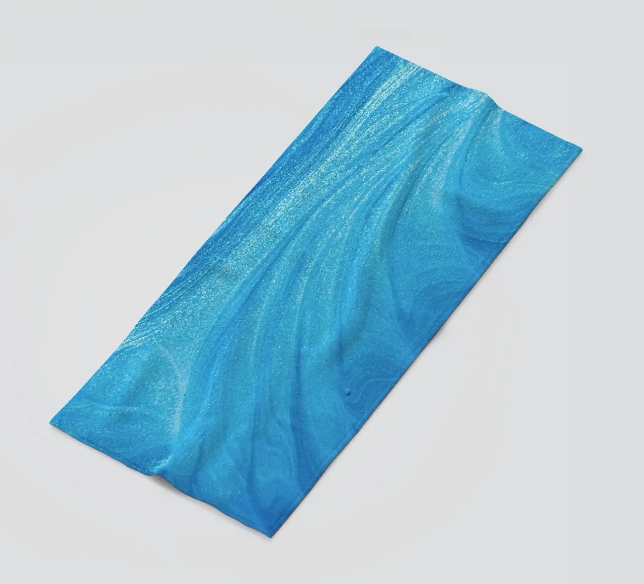 fluidity depth serviette de plage de Bleu