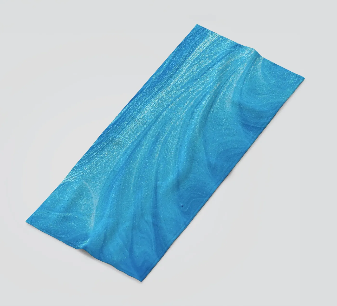 fluidity depth beach towel by Bleu