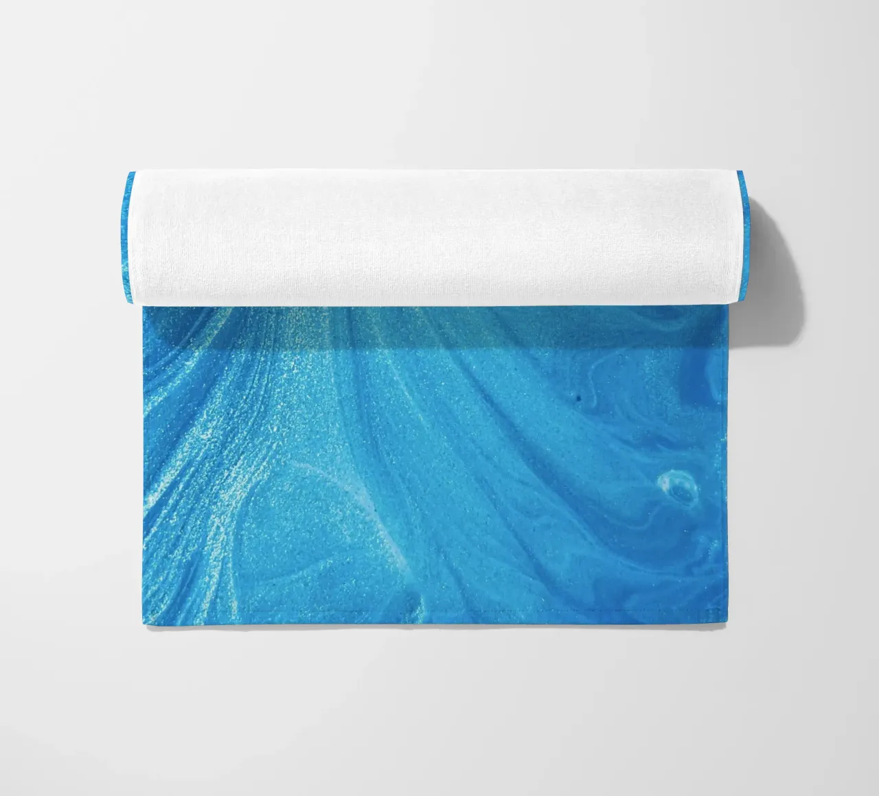fluidity depth serviette de plage de Bleu