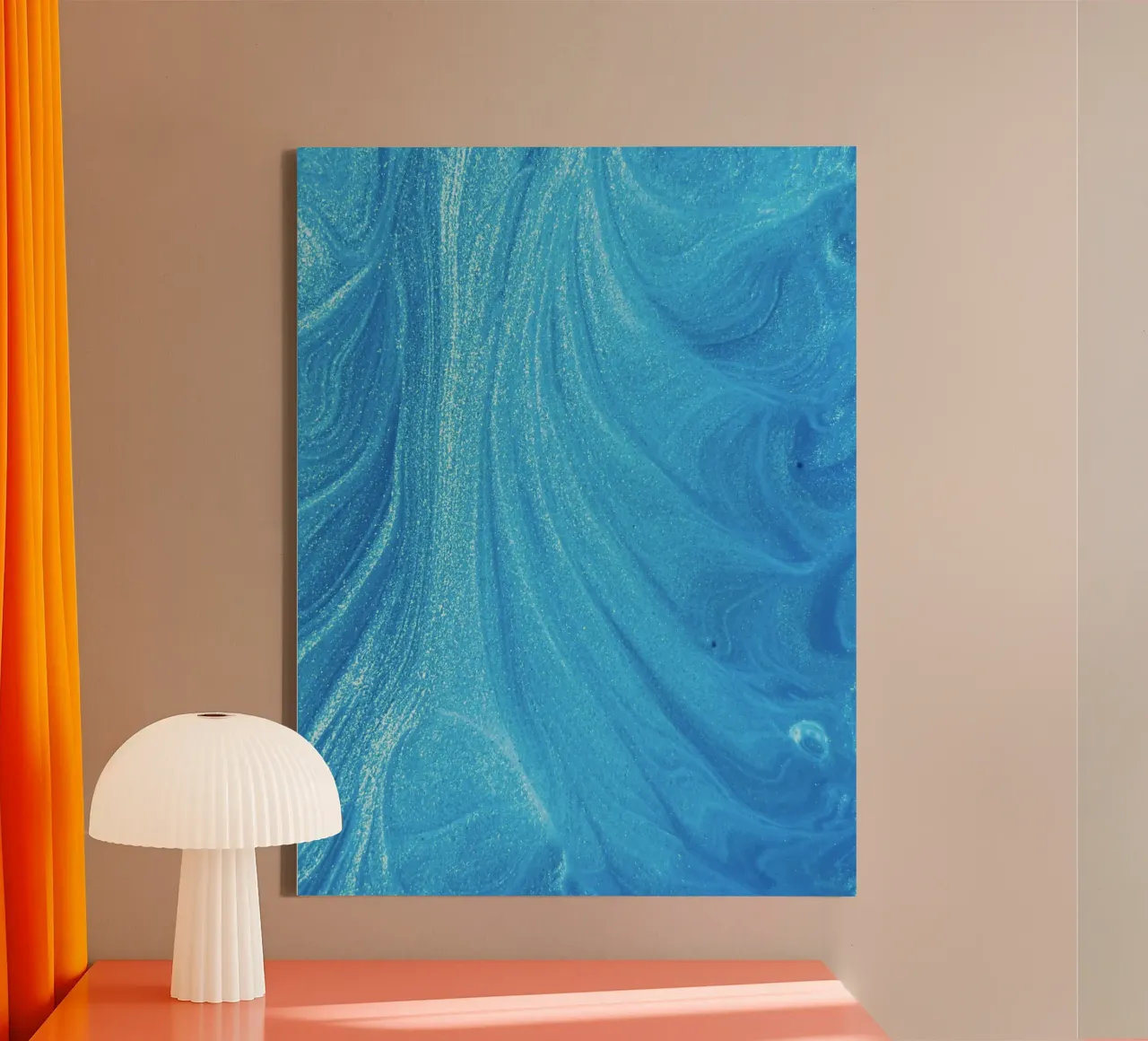 fluidity depth canvas by Bleu
