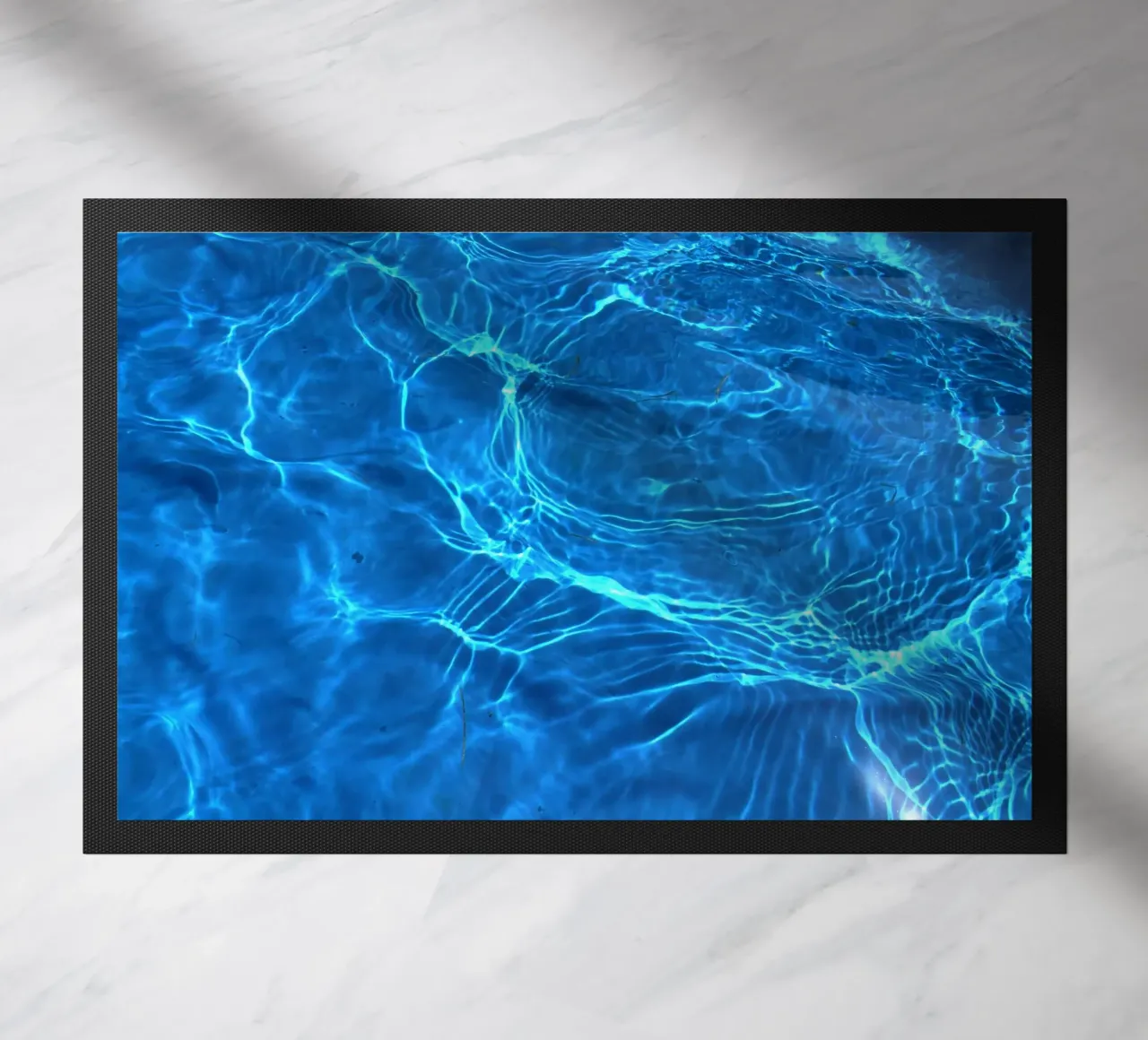 waves ripples doormat by Bleu