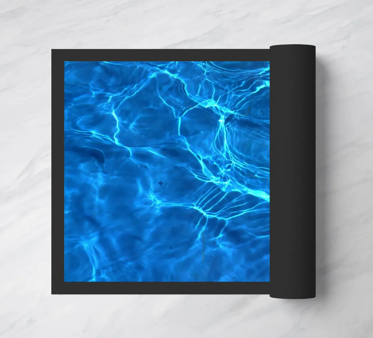 waves ripples doormat by Bleu