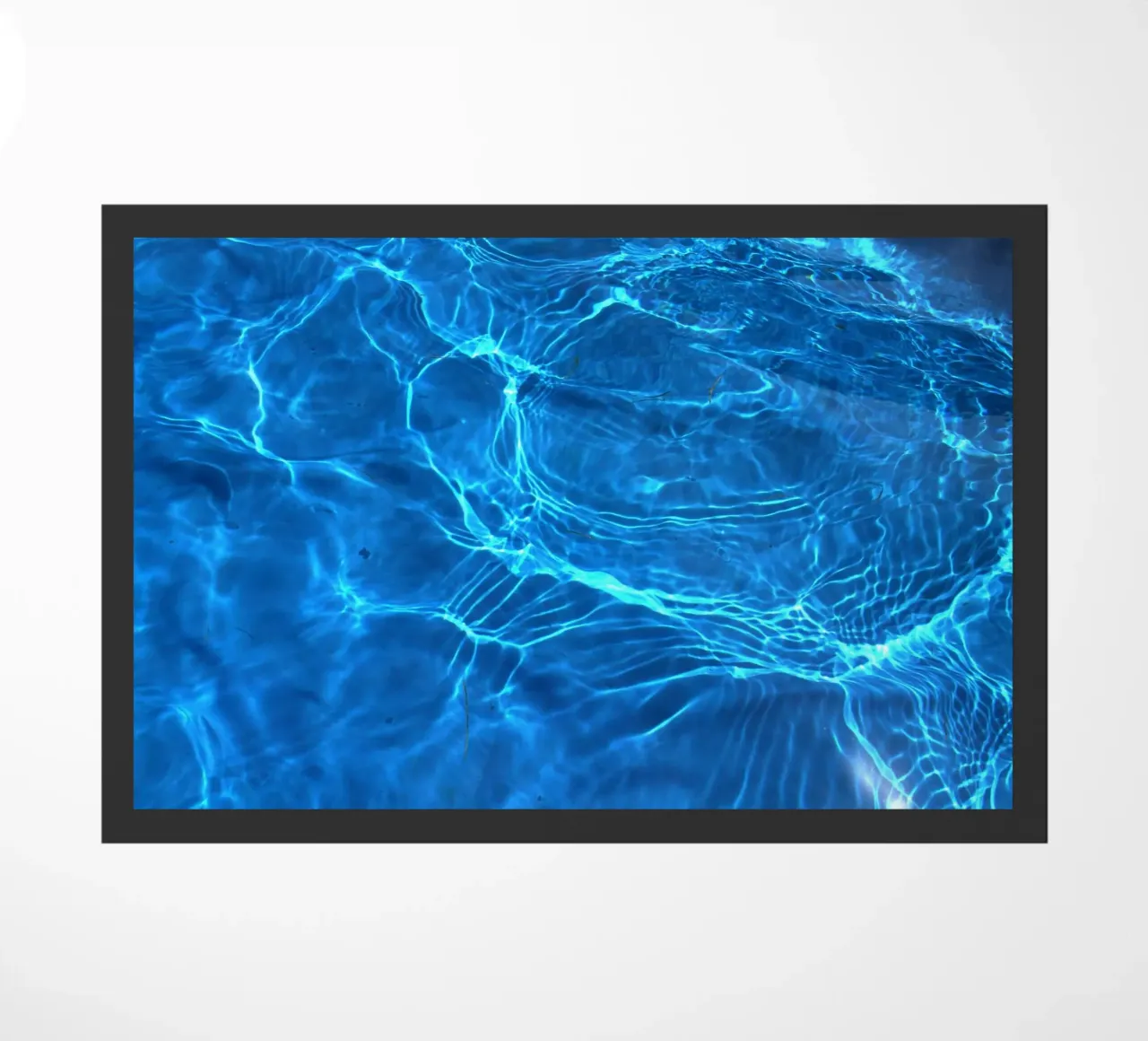 waves ripples doormat by Bleu