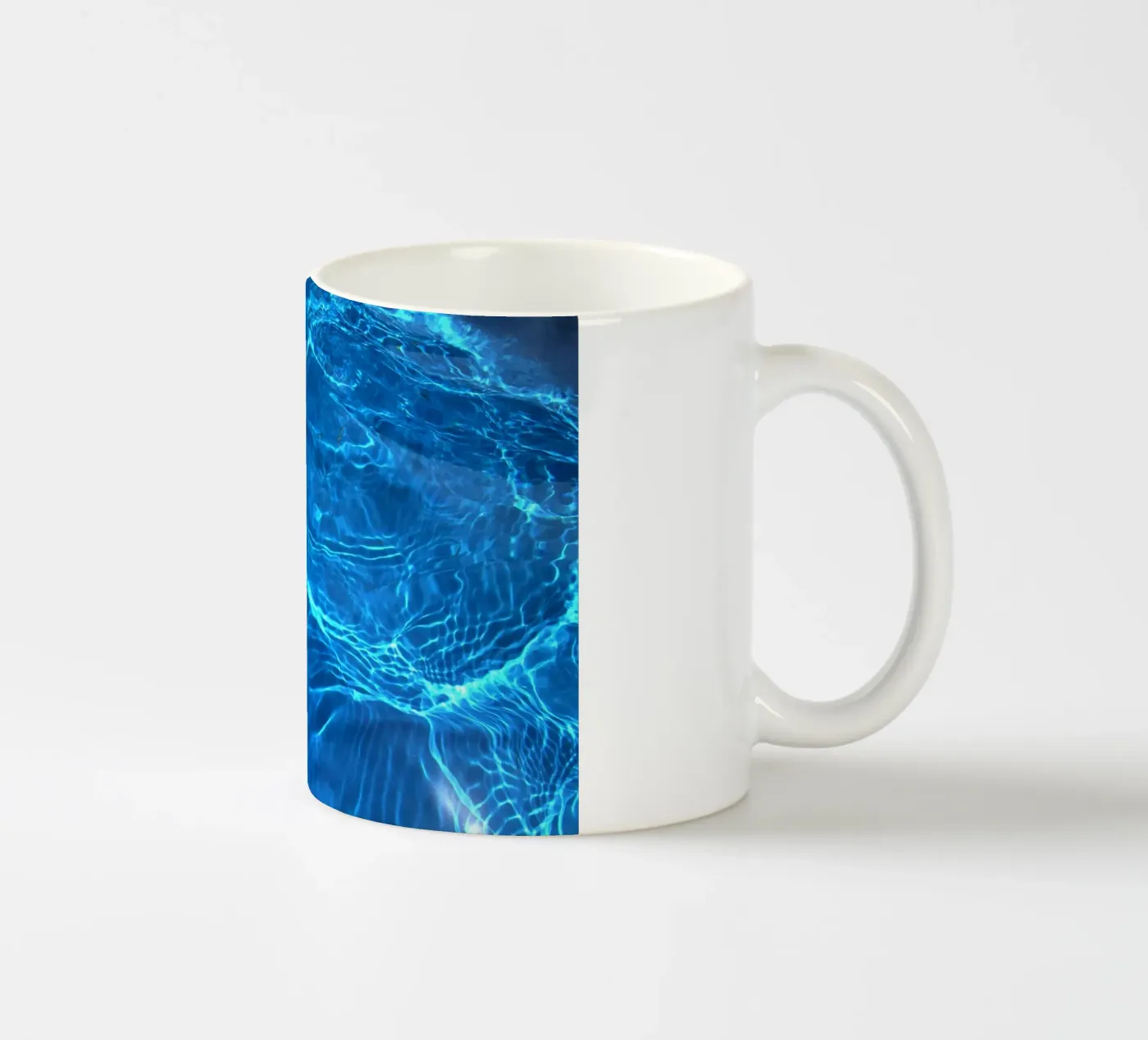 waves ripples ceramic mug by Bleu
