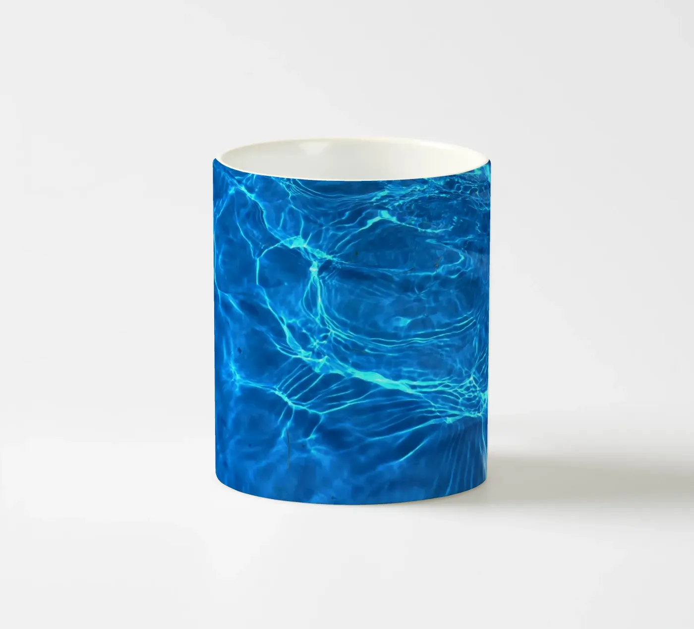 waves ripples ceramic mug by Bleu