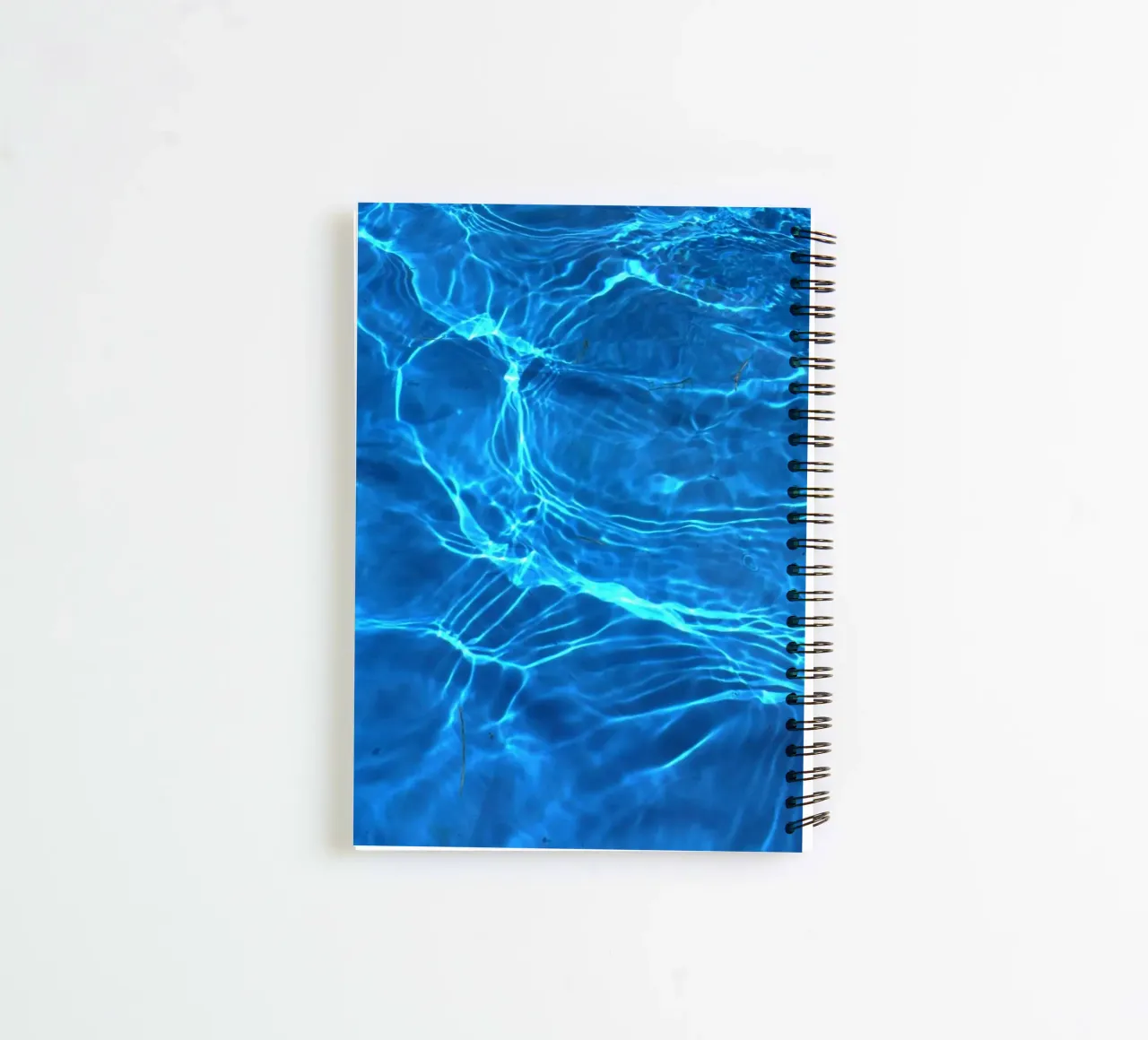 waves ripples spiral notebook by Bleu